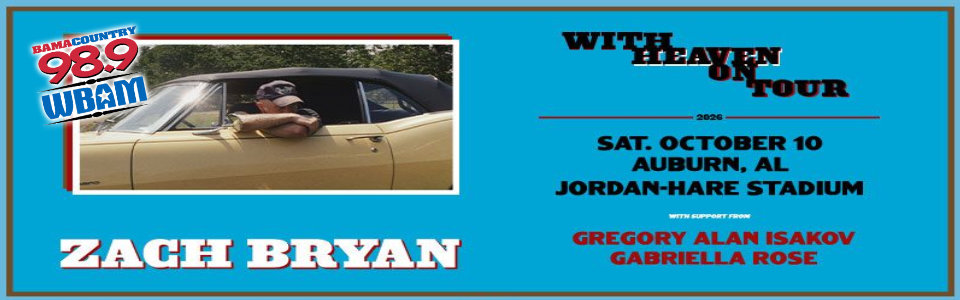 Zach Bryan at Jordan-Hare Stadium